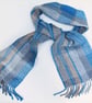 Handwoven blue scarf - Image 1