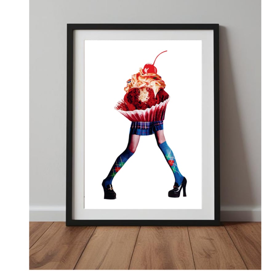 A4 art print  - cake