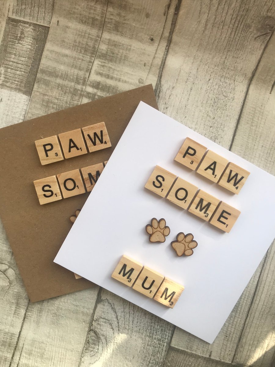 Personalised Handmade Happy Birthday or Birthday Card from pets.