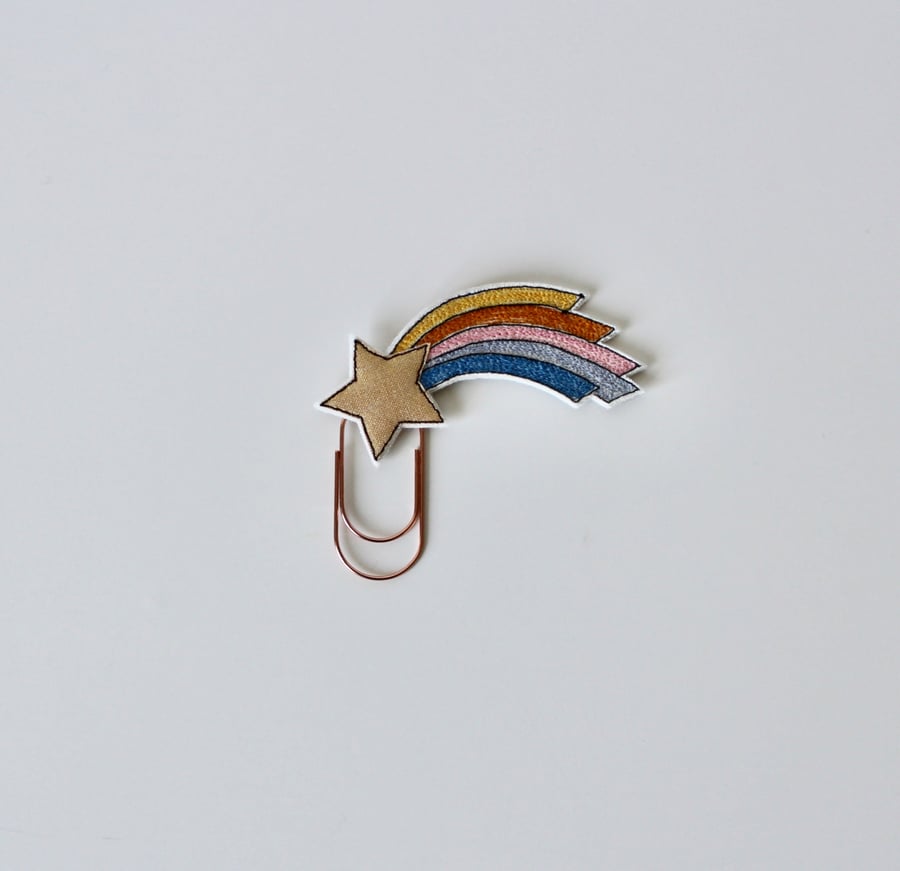 'Shooting Star' - Handmade Bookmark