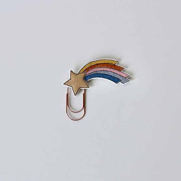 'Shooting Star' - Handmade Bookmark