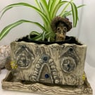 House themed  plant pot