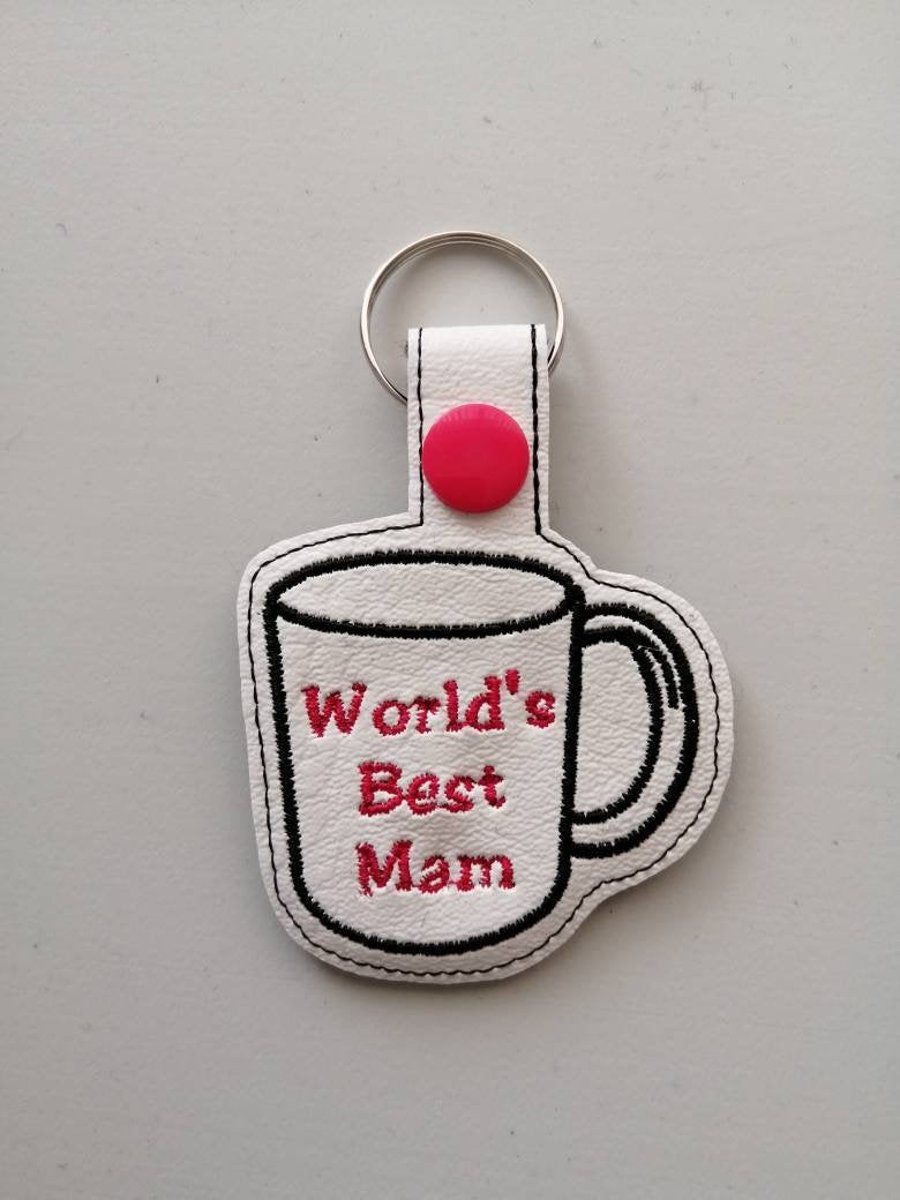 796. World's best mam keyring.