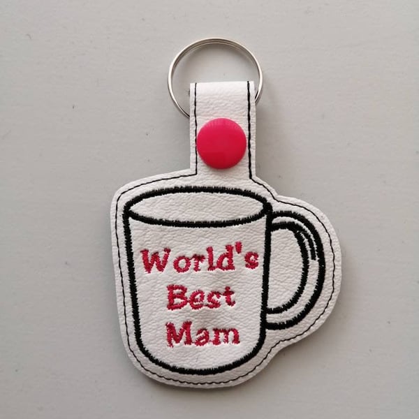 796. World's best mam keyring.