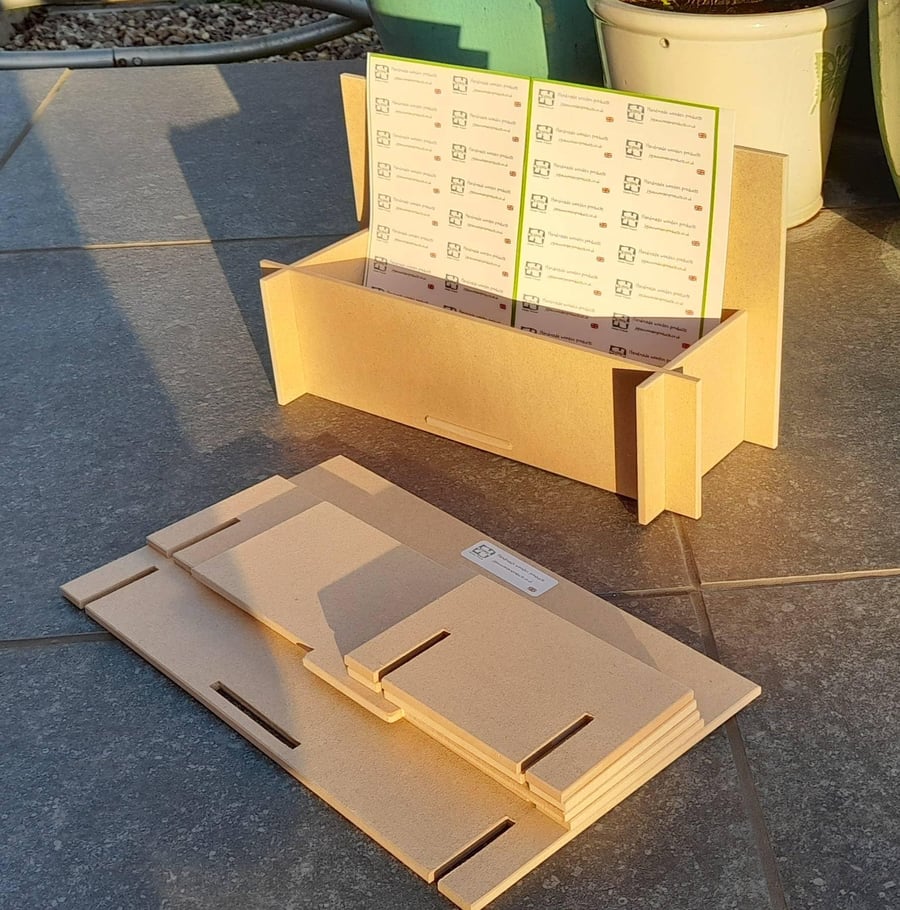 Display boxes with SOLID bases A3, A4, A5 & A6 sizes - ideal for craft fairs