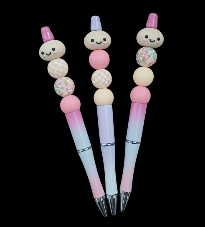 Squishy dumpling handmade pens