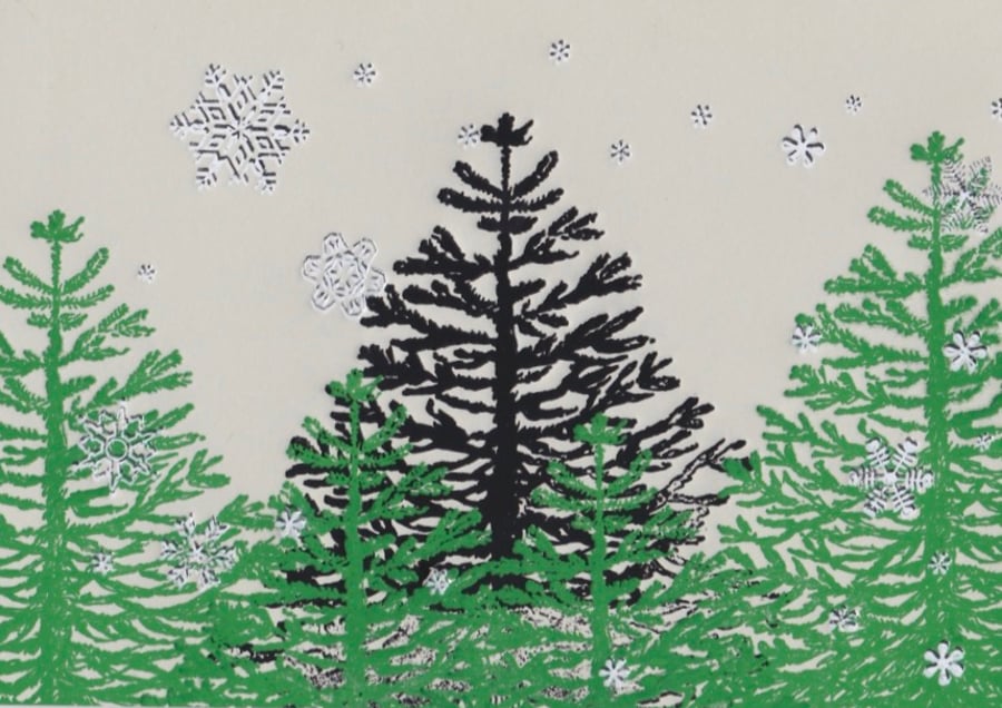 Sapins - Christmas Card