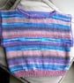 KNITTING PATTERN PDF Striped Slipover Vest