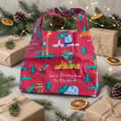 Driving home for Christmas shoulder tote shopping bag 