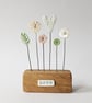 Clay Heart and Flowers in a Button Garden Block 'Love' - Image 4