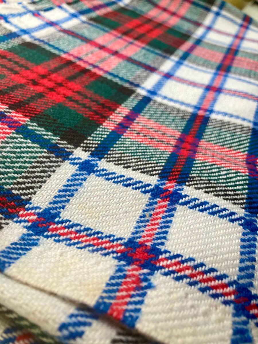 Gorgeous Tartan Fabric - Green, White, Blue & Red