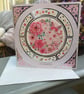 Swirl and floral Mother's Day card - Image 1