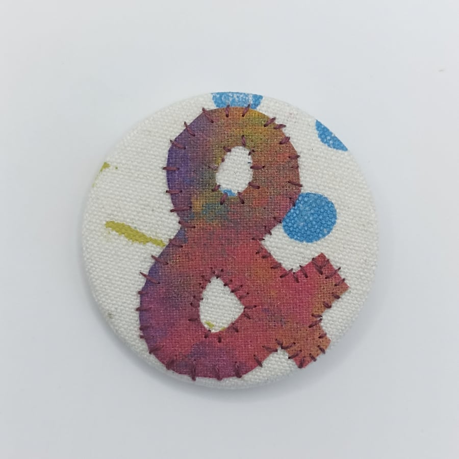 Ampersand Brooch