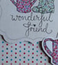 Wonderful Friend Card - Watering Can and Wellingtons - Image 8