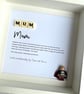 Mum Mother Scrabble Minifigures Frame Personalised  - Image 2