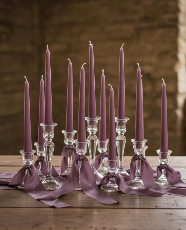 Hand Dyed Plum Silk Ribbon, Wedding Bouquet Ribbon, Cake, Stationery, Decor