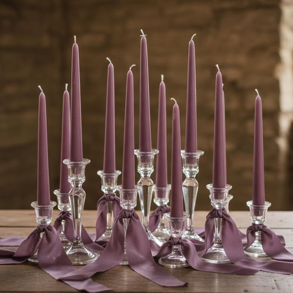 Hand Dyed Plum Silk Ribbon, Wedding Bouquet Ribbon, Cake, Stationery, Decor