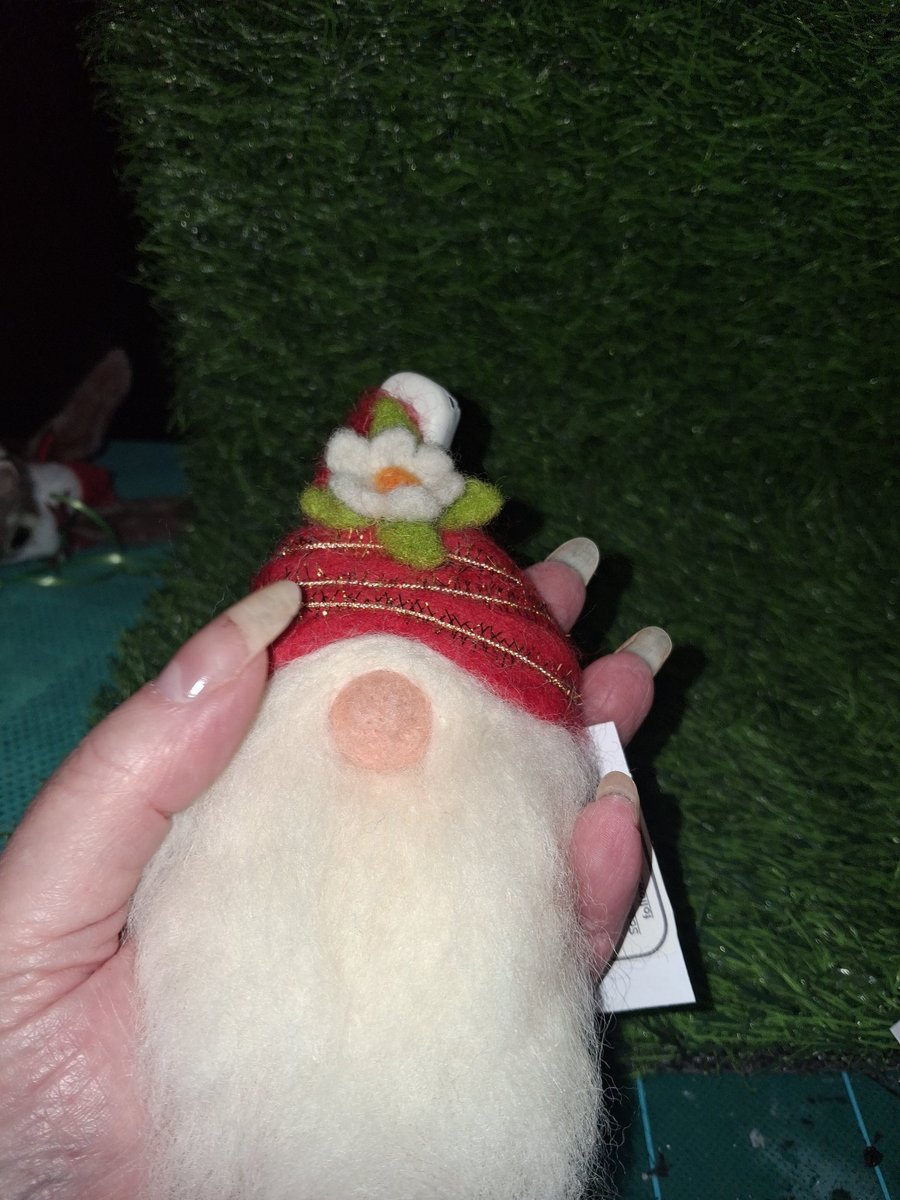 Needle felted Gnome Brooches Pins Clips Handmade