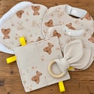Five piece Teddy Bear Design baby set - Baby Gift Set - Baby Shower Gift