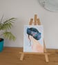 Galaxy Headdress - original watercolour painting  - Image 4