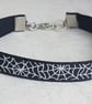 Spooky Spiderweb Ribbon Bracelet - 7 inch - Image 2