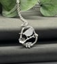 Robin Pendant Handmade Sterling Silver Jewellery Nature Birds Recycled Unique - Image 1