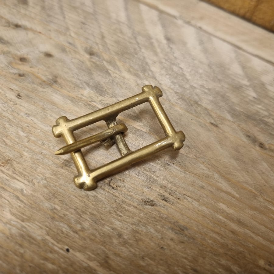 15mm Solid Brass Belt Buckle