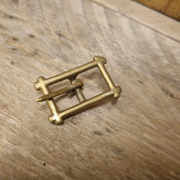 15mm Solid Brass Belt Buckle
