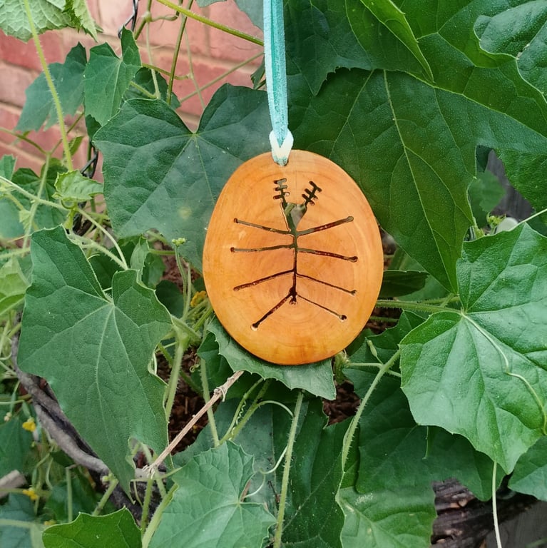 Bug Wooden Pendant 