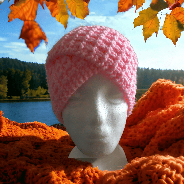 Handknitted chunky headband