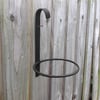  Hang anywhere hand-made 6" terracotta pot holder in black