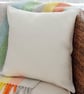 Appliqué & Embroidered Feature Cushion: Red Dresden 33cm (17") - Image 4