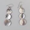 STERLING SILVER EARRING, handmade,statement earrings, dangle,gifts for her