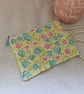 Zipped Purses, Pouch, Small Cosmetic Bag, Accessory Purse, Floral Purse