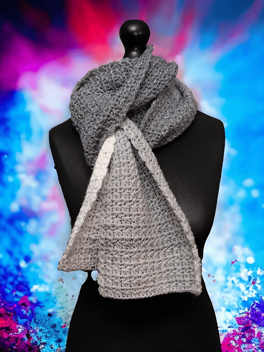 Silver Mix Scarf