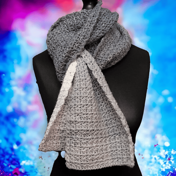 Silver Mix Scarf