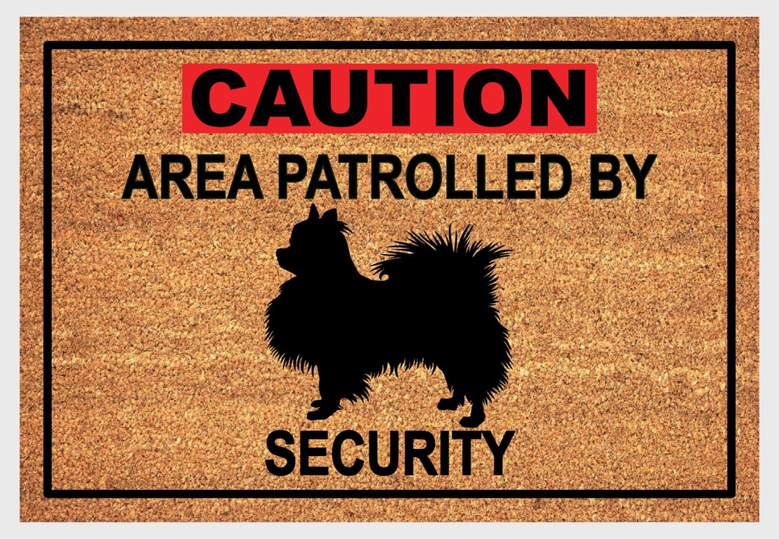Chihuahua Security Door Mat No.7 - Chihuahua Welcome Mat - 3 Sizes