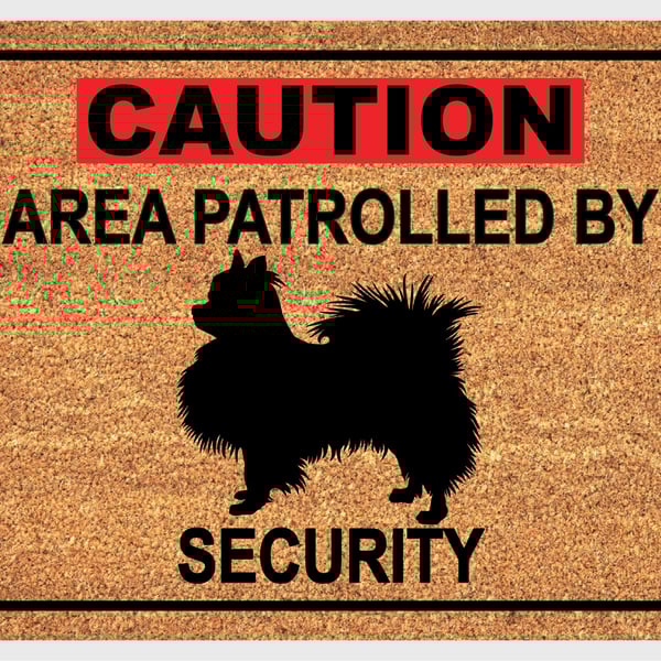 Chihuahua Security Door Mat No.7 - Chihuahua Welcome Mat - 3 Sizes