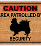 Chihuahua Security Door Mat No.7 - Chihuahua Welcome Mat - 3 Sizes