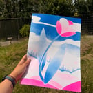 "Tulipa" A3 Risograph Wall Art