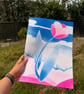 "Tulipa" A3 Risograph Wall Art