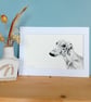 Sighthound Dog Print - greyhound, whippet, lurcher, galgo - Image 6