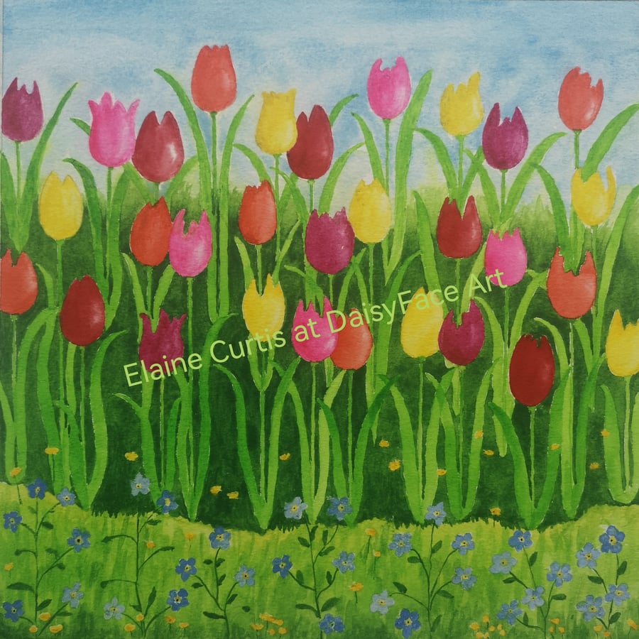 'The Jewel Garden' greetings card 