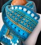 Unisex Autumn Skies Handmade Scarf  - Image 4