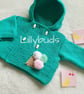Knitting pattern for baby hoodie, Ice Cream Days