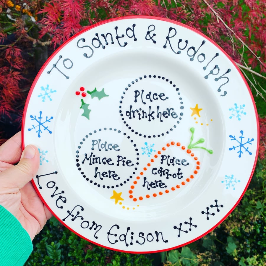 Christmas eve plate sales