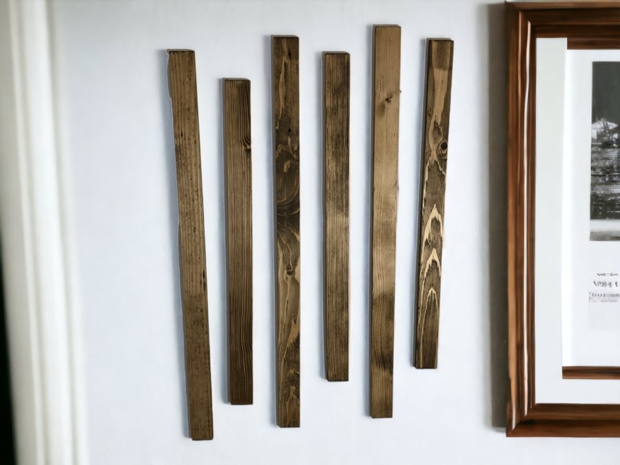 Acoustic Wood Wall Panels Wooden Slat Wall Wall Art Solid Reclaimed Wood THE CHI