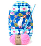 Handmade Patchwork Drawstring Project Bag - Image 1