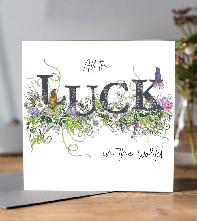 Good luck Greeting card 