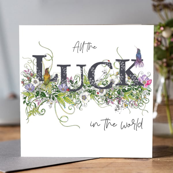 Good luck Greeting card 